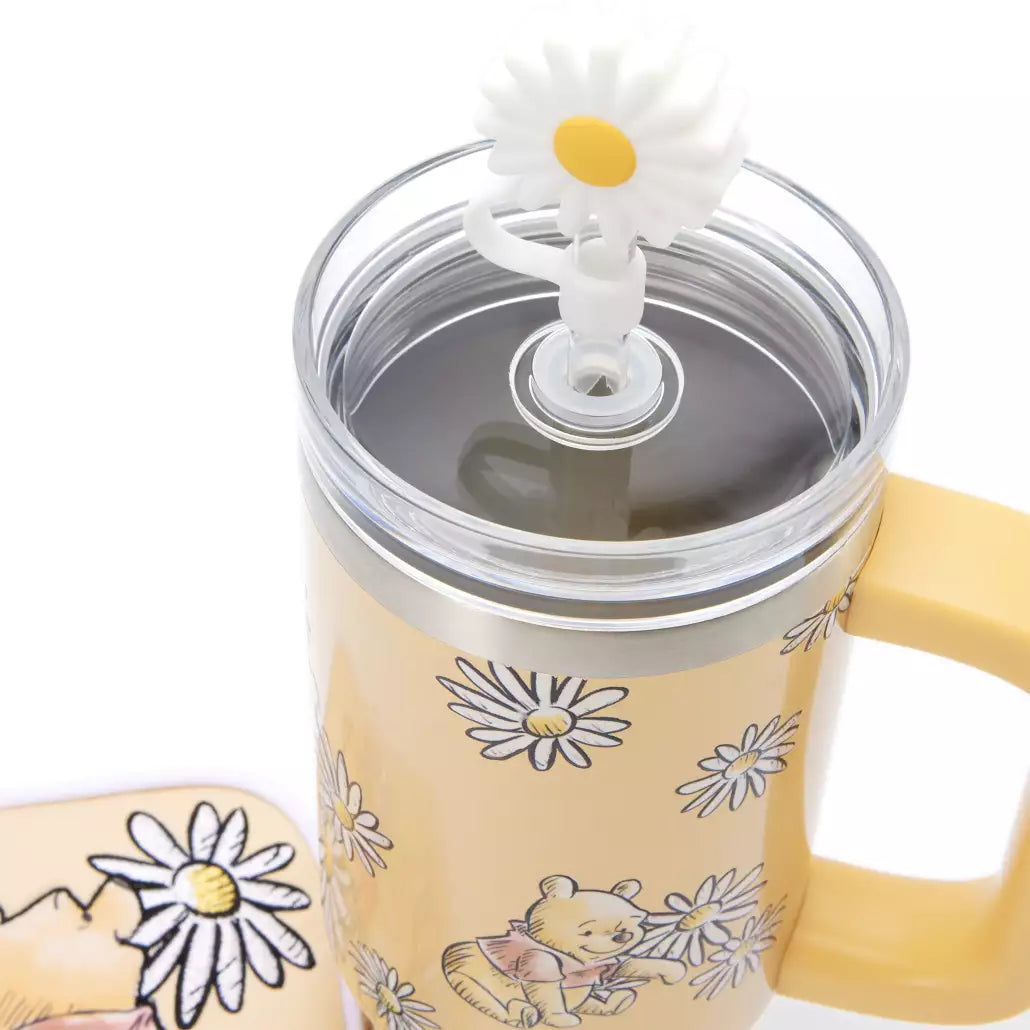 “Pre-order” HKDL - Winnie the Pooh Stainless Steel Travel Tumbler with Straw plus Zip Case