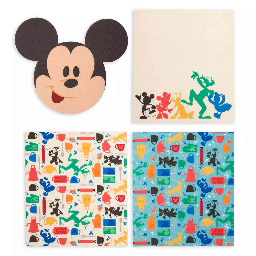 "Pre-Order" HKDL - Mickey Mouse and Friends Cleaning Cloths Set (Mickey Mousewares Collection)