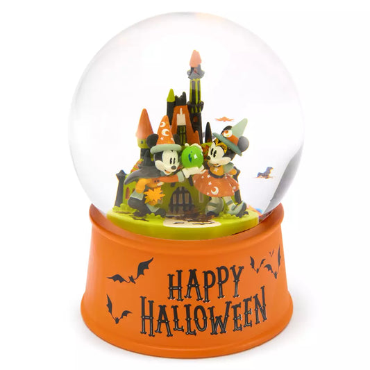 "Pre-Order" HKDL - Mickey Mouse and Minnie Mouse Halloween Mini Snow Globe
