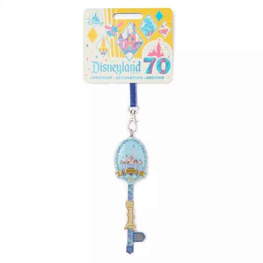 “Pre-order” HKDL - Sleeping Beauty Castle Key Ornament, Disneyland 70th Anniversary