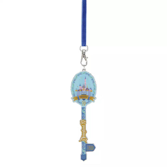 “Pre-order” HKDL - Sleeping Beauty Castle Key Ornament, Disneyland 70th Anniversary