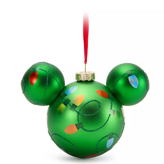 “Pre-order” HKDL - Mickey Mouse Icon Ball Ornament, Holiday Lights