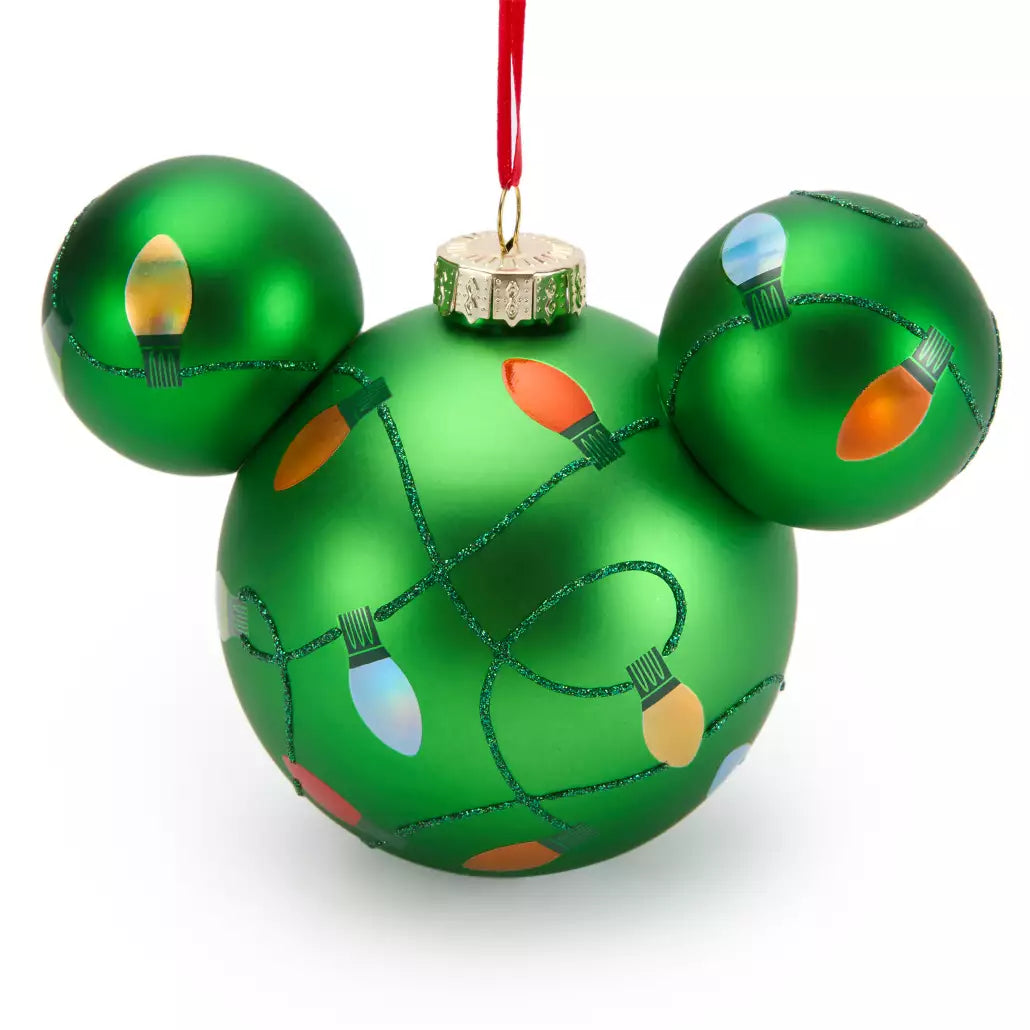 “Pre-order” HKDL - Mickey Mouse Icon Ball Ornament, Holiday Lights
