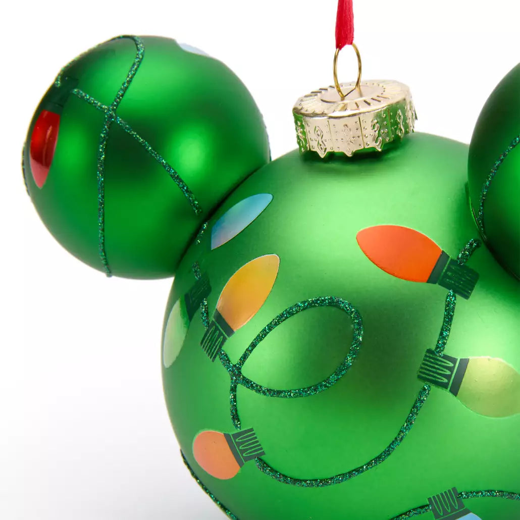 “Pre-order” HKDL - Mickey Mouse Icon Ball Ornament, Holiday Lights