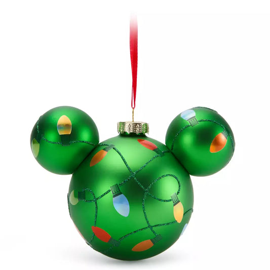 “Pre-order” HKDL - Mickey Mouse Icon Ball Ornament, Holiday Lights