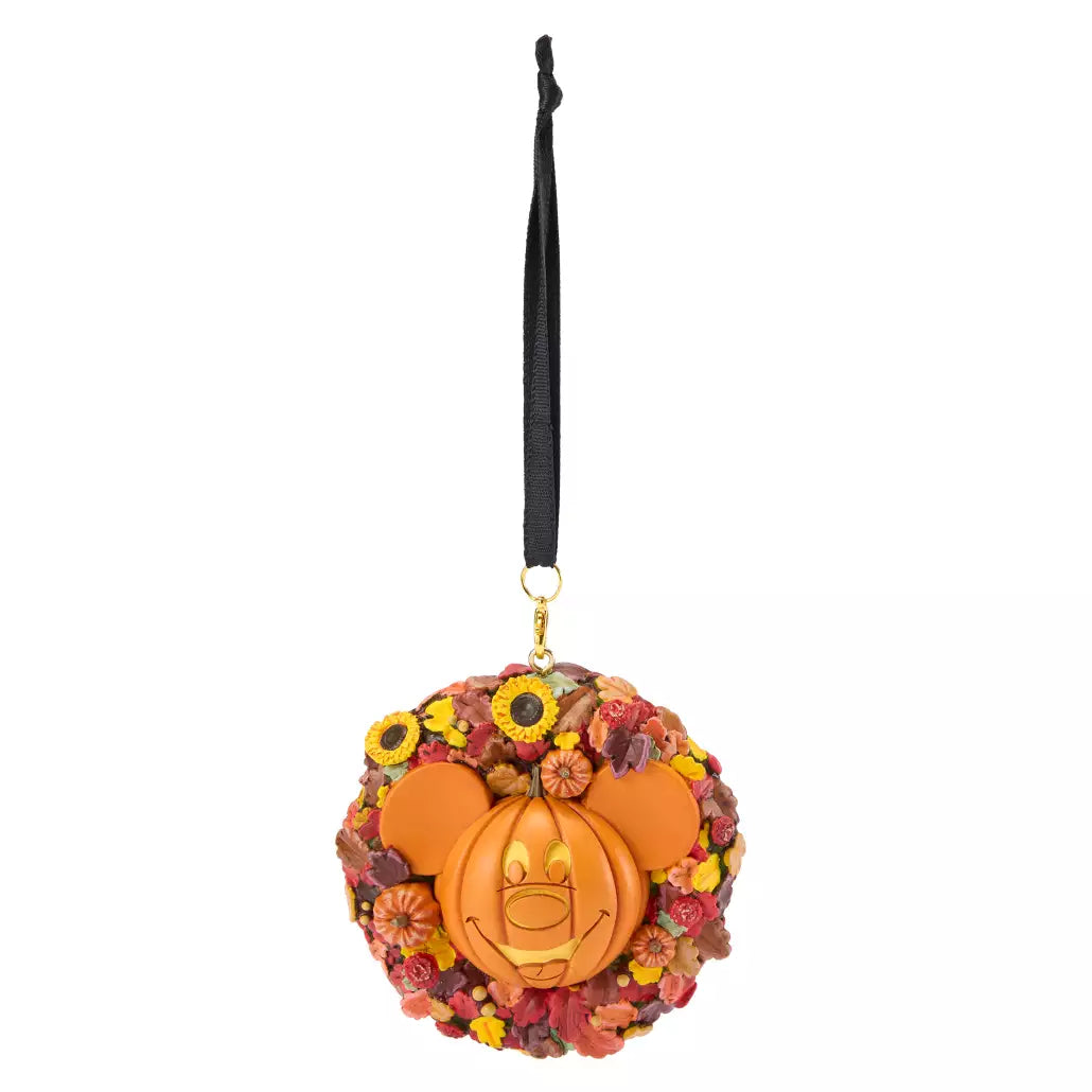 “Pre-order” HKDL - Mickey Mouse Jack o' Lantern Wreath Halloween Ornament