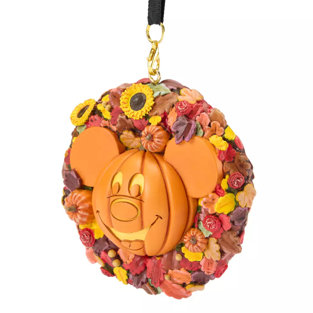 “Pre-order” HKDL - Mickey Mouse Jack o' Lantern Wreath Halloween Ornament