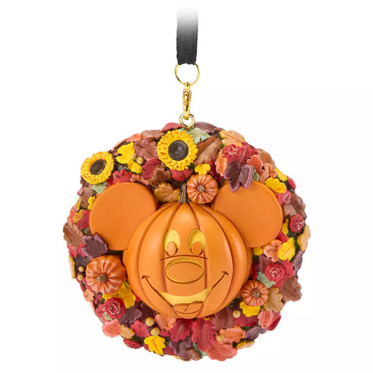 “Pre-order” HKDL - Mickey Mouse Jack o' Lantern Wreath Halloween Ornament