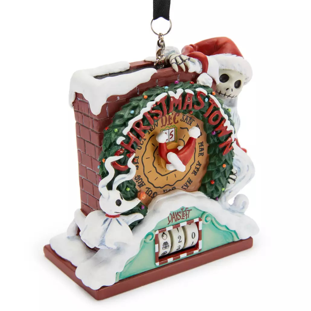 “Pre-order” HKDL - Jack Skellington and Zero Christmas Countdown Ornament, The Nightmare Before Christmas