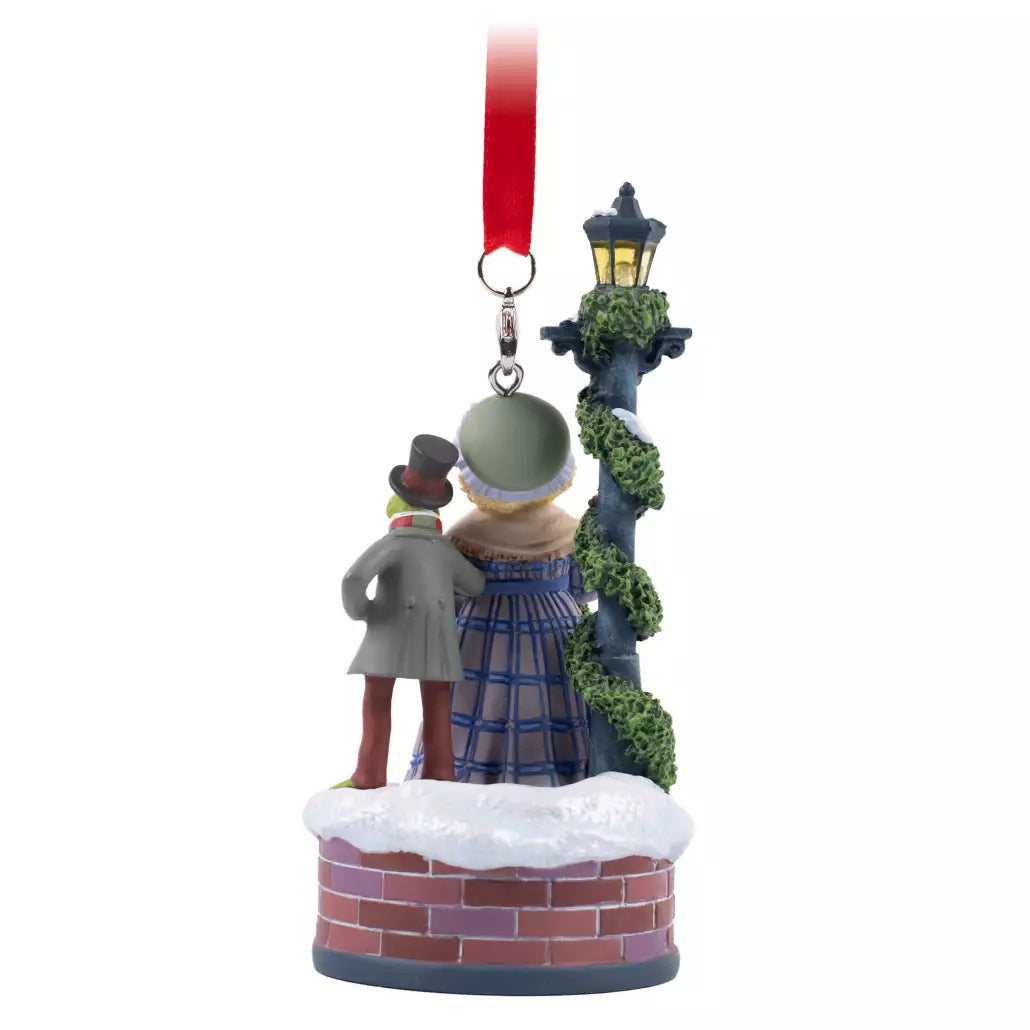 “Pre-order” HKDL - Kermit and Miss Piggy Sketchbook Ornament, The Muppet Christmas Carol