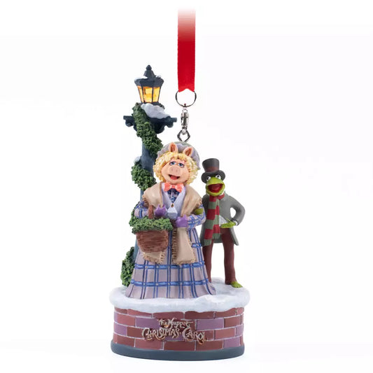 “Pre-order” HKDL - Kermit and Miss Piggy Sketchbook Ornament, The Muppet Christmas Carol
