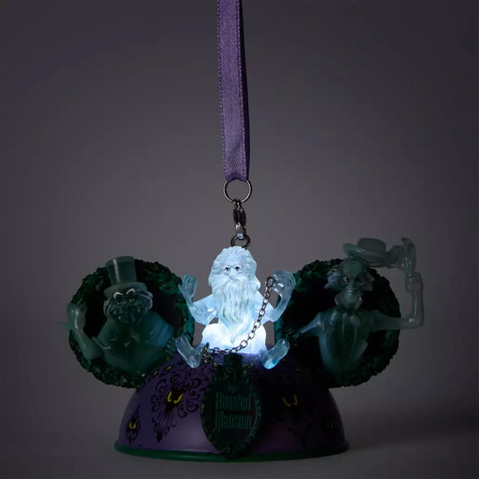 “Pre-order” HKDL - Hitchhiking Ghosts Light-Up Ear Hat Ornament, The Haunted Mansion