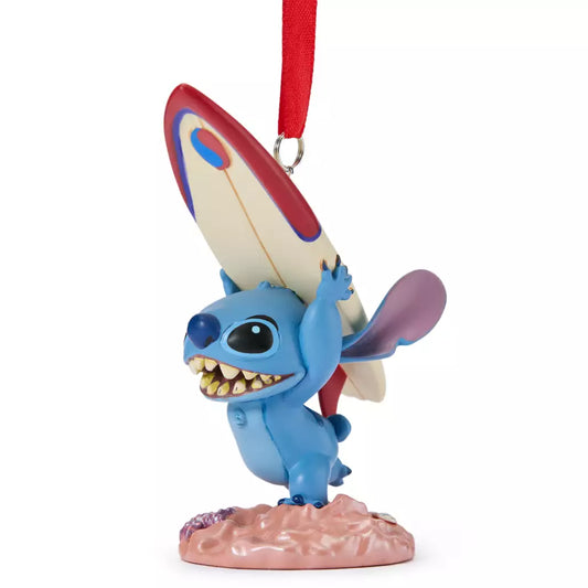 “Pre-order” HKDL - Stitch with Surfboard Sketchbook Ornament, Lilo & Stitch
