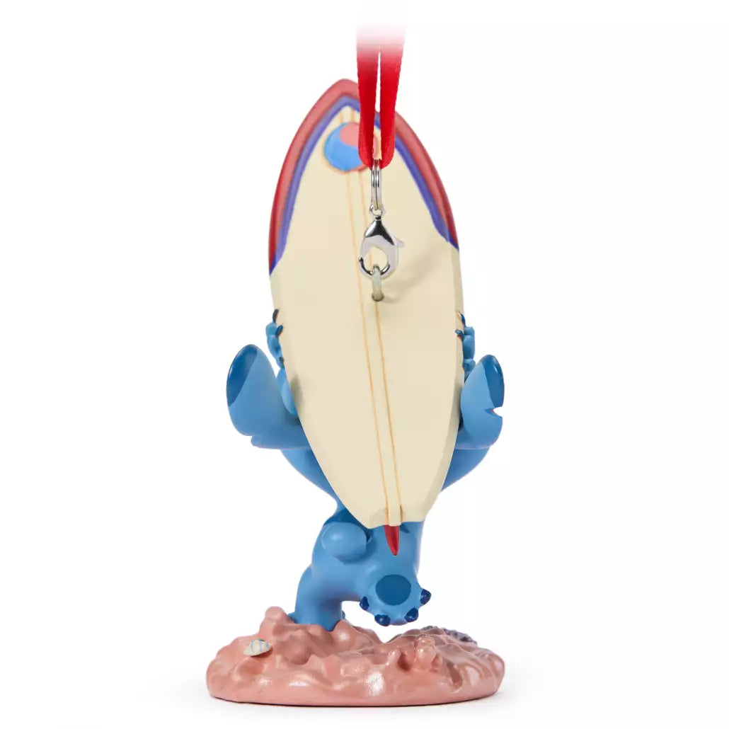“Pre-order” HKDL - Stitch with Surfboard Sketchbook Ornament, Lilo & Stitch