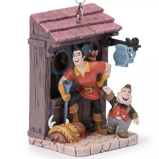 “Pre-order” HKDL - Gaston and LeFou Sketchbook Ornament, Beauty and the Beast