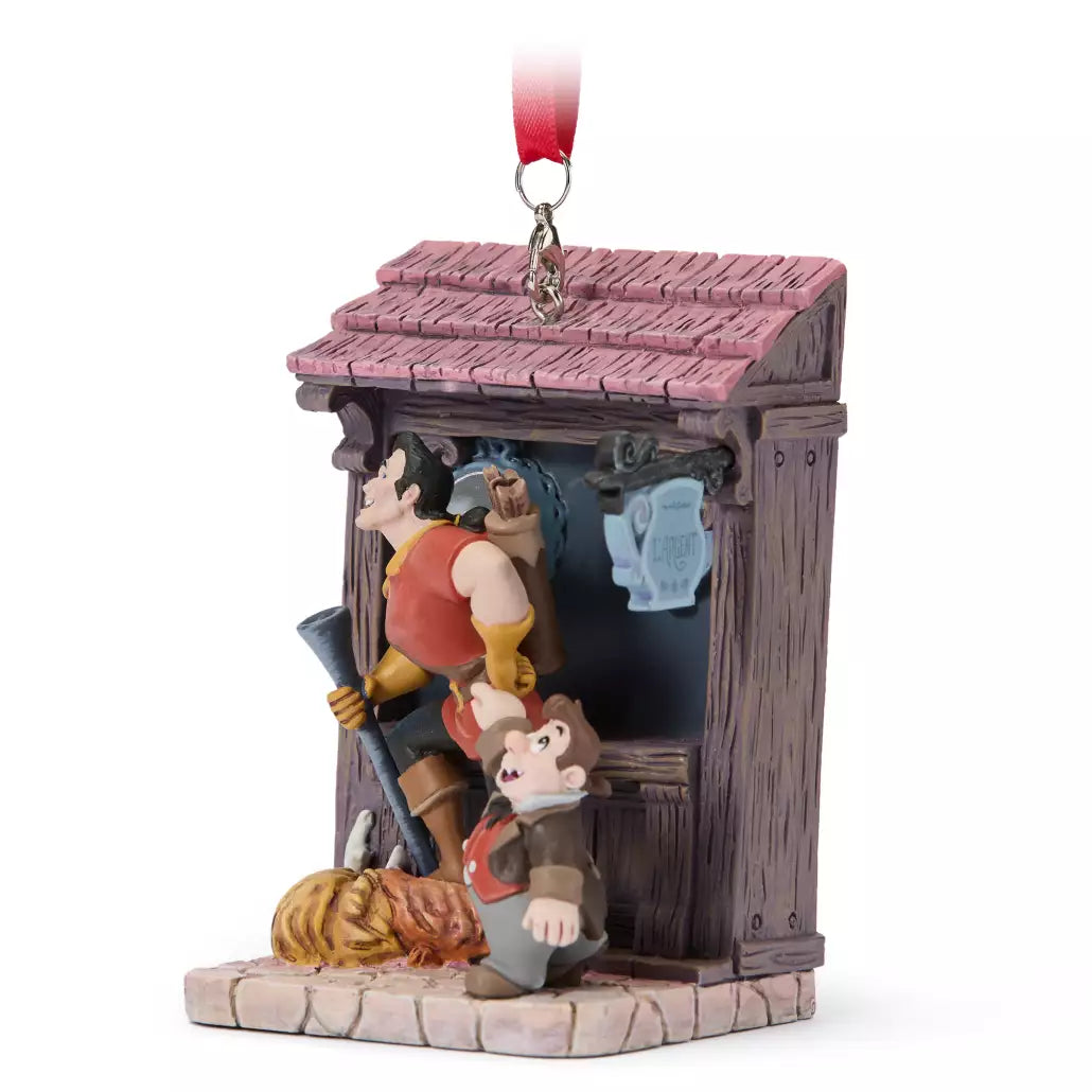 “Pre-order” HKDL - Gaston and LeFou Sketchbook Ornament, Beauty and the Beast