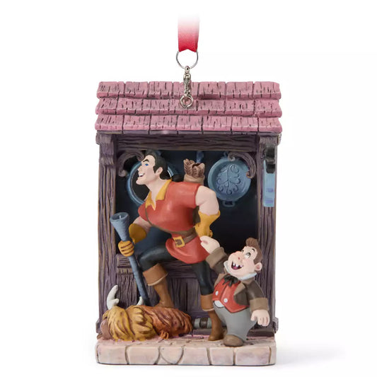 “Pre-order” HKDL - Gaston and LeFou Sketchbook Ornament, Beauty and the Beast