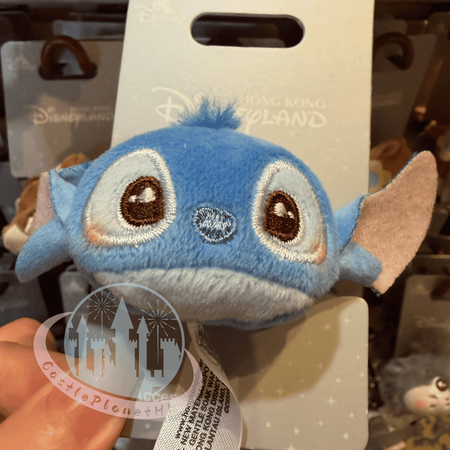 "Pre-Order" HKDL - Stitch Head Plush Hair Scrunchie Accessories, Cute Style 2026