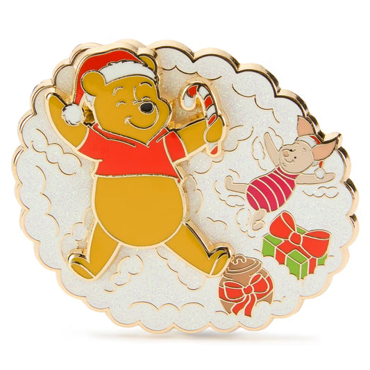 "Pre-Order" HKDL - Winnie the Pooh and Piglet Festive Limited Edition Pin, Christmas 2025