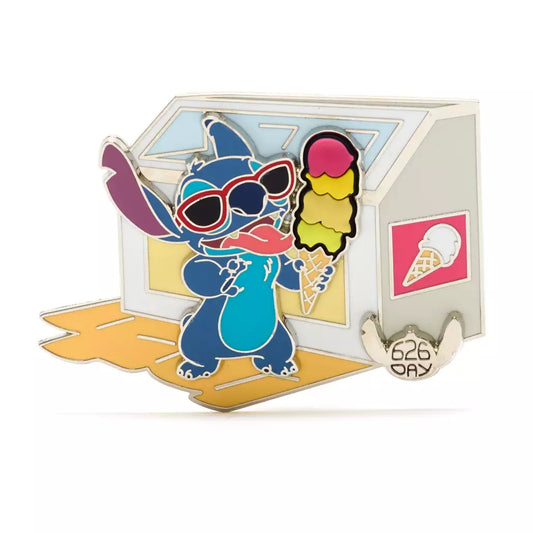 "Pre-Order" HKDL - Stitch Experiment 626 Ice Cream Pin, 626 Day 2024