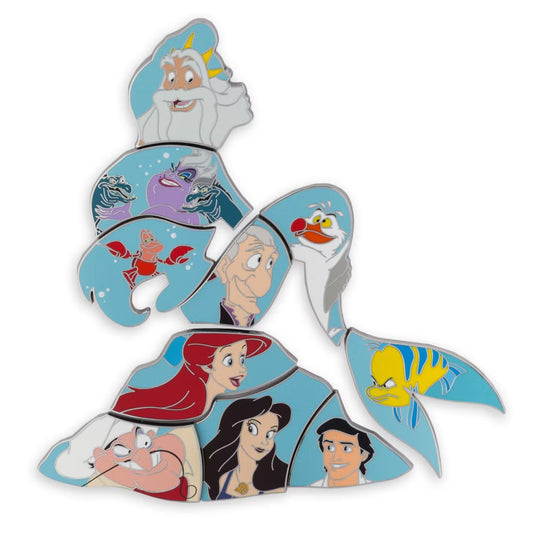 "Pre-Order" HKDL - The Little Mermaid 35th Anniversary 2-Piece Mystery Pin Blind Pack