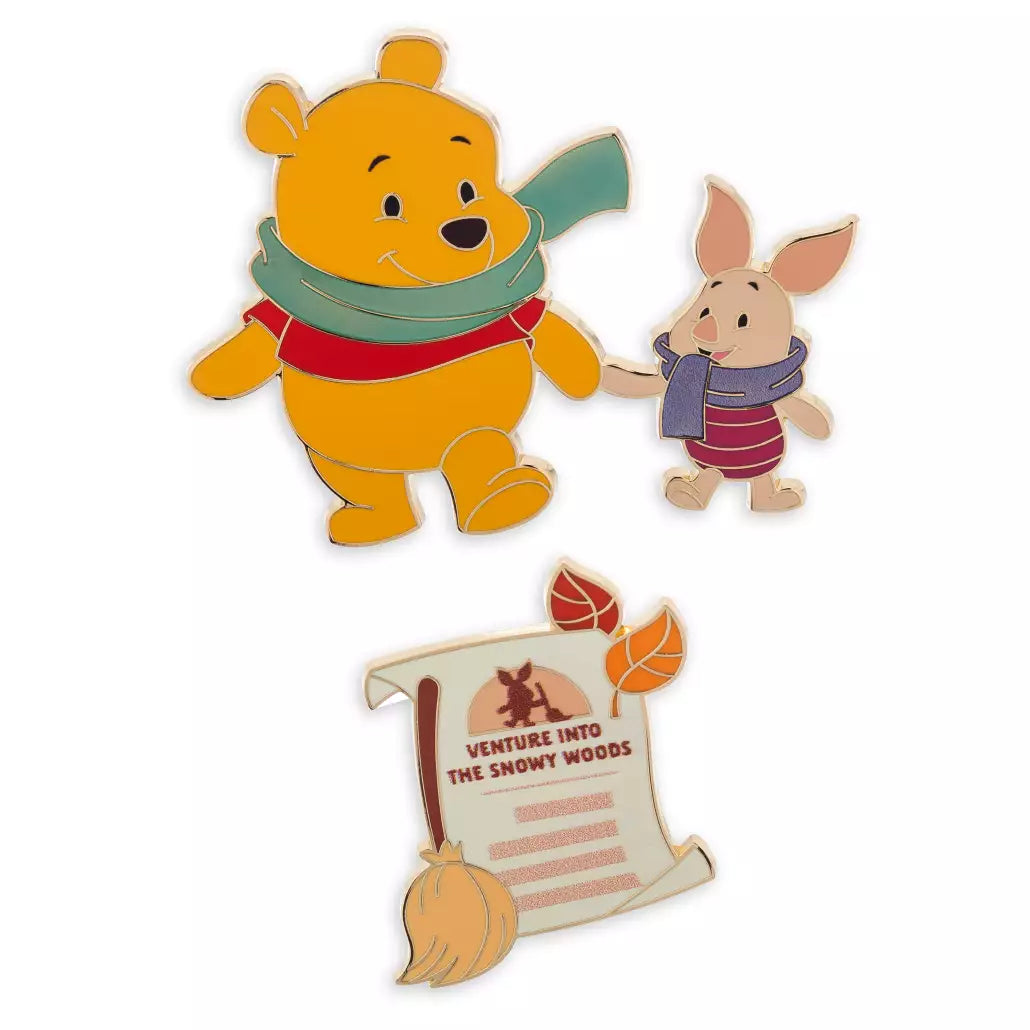 "Pre-Order" HKDL - Winnie the Pooh and Piglet 2-Piece Pin Set, Hundred Acre Wood Series, February