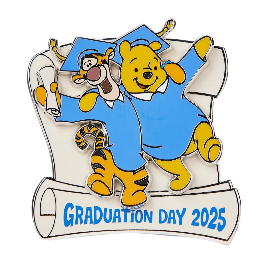 "Pre-Order" HKDL - Winnie the Pooh and Tigger Limited Release Graduation Day 2025 Pin