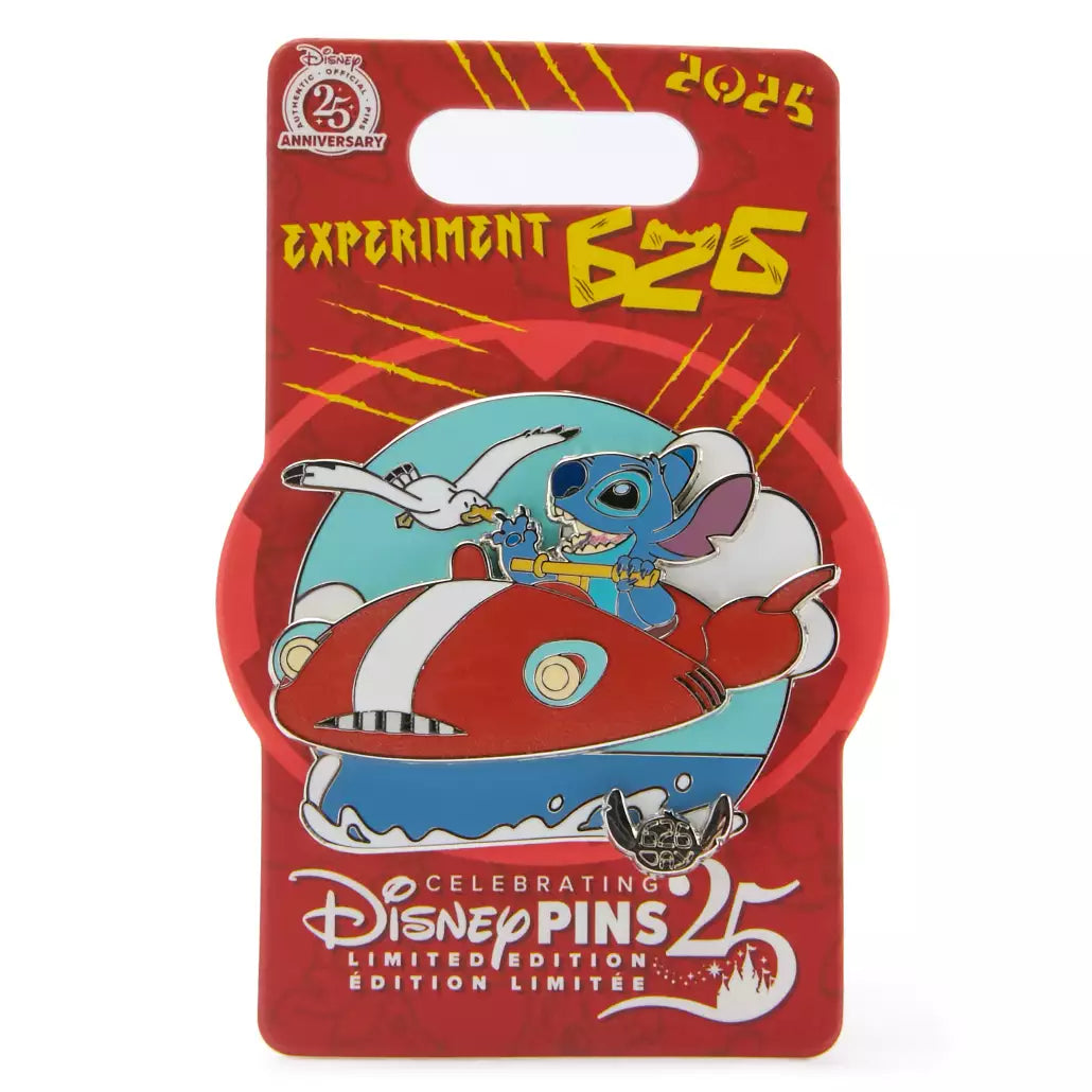 HKDL - Stitch Experiment 626 Pin, 626 Day 2025, Limited Edition【Ready Stock】