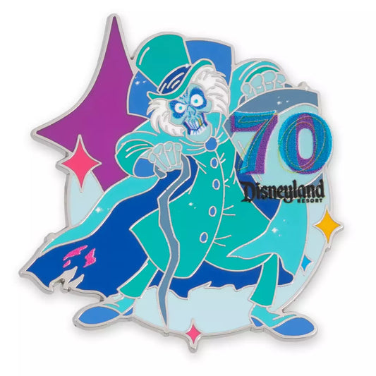 "Pre-Order" HKDL - Hatbox Ghost Pin, Disneyland 70th Anniversary