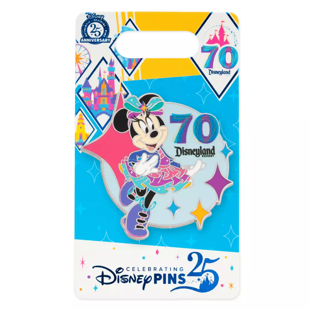 "Pre-Order" HKDL - Minnie Mouse Pin, Disneyland 70th Anniversary