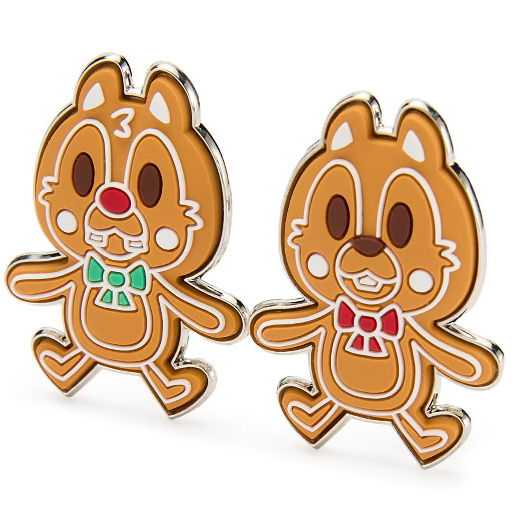 "Pre-Order" HKDL - Chip 'n Dale Gingerbread Build-A-Pin Limited Release Set