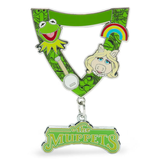 "Pre-Order" HKDL - Kermit and Miss. Piggy Lanyard Pin, The Muppets