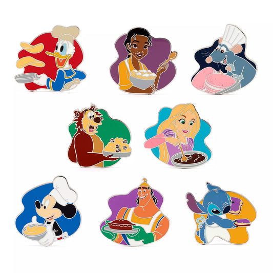 "Pre-Order" HKDL - Disney Magical Chefs 2-Piece Mystery Pin Blind Pack