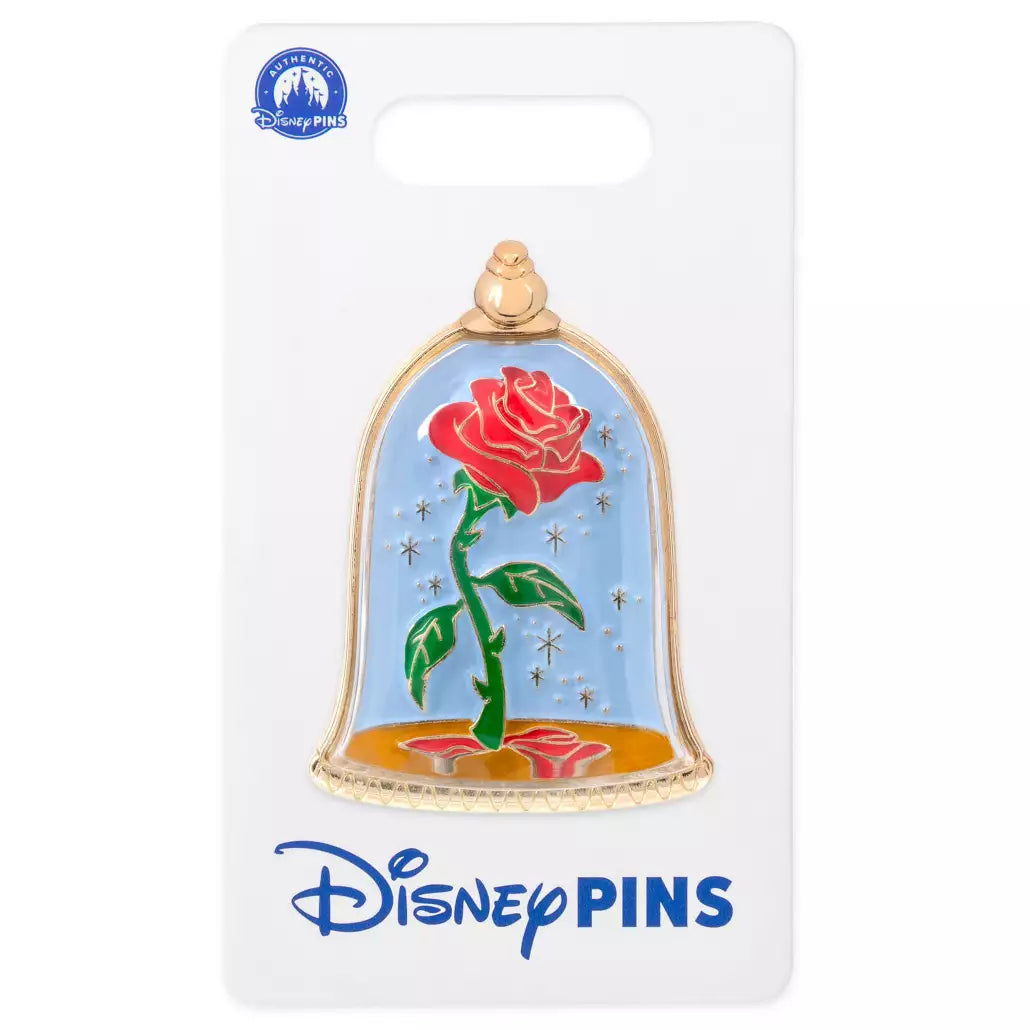 "Pre-Order" HKDL - Enchanted Rose Pin, Beauty and the Beast