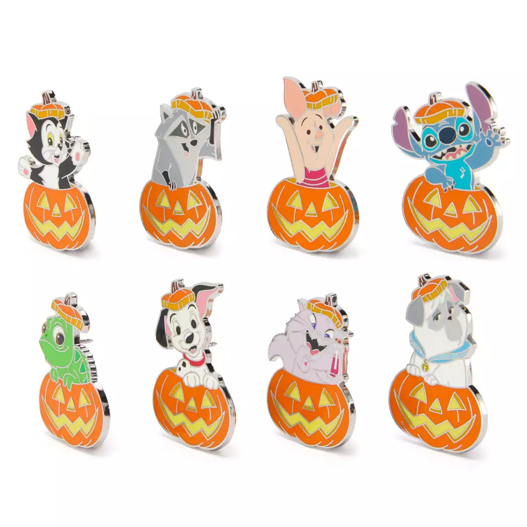 HKDL - Disney Pumpkin Pals Mystery Pin Set【READY STOCK】