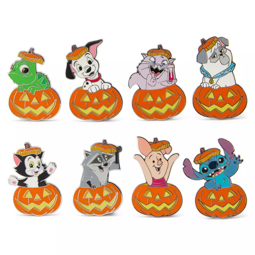 HKDL - Disney Pumpkin Pals Mystery Pin Set【READY STOCK】
