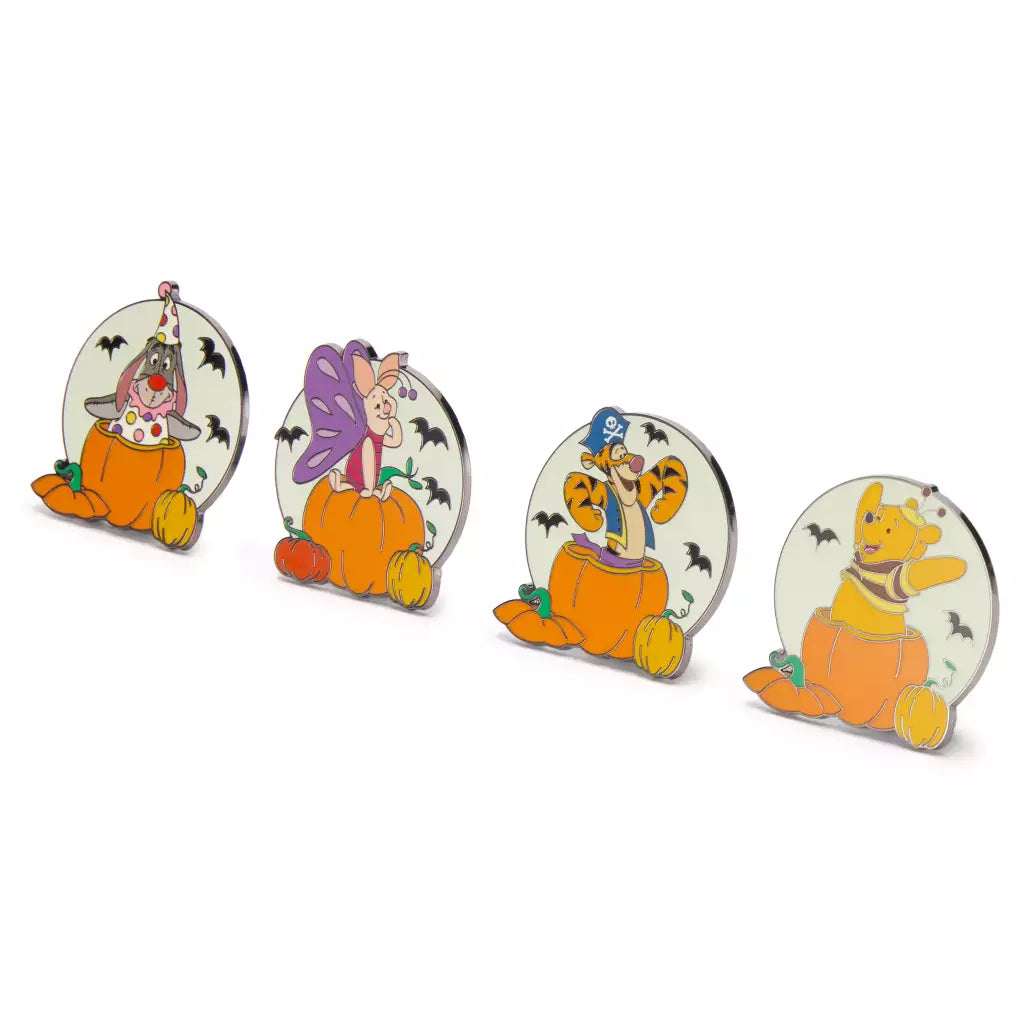 "Pre-Order" HKDL - Winnie the Pooh and Friends Halloween Pin Set