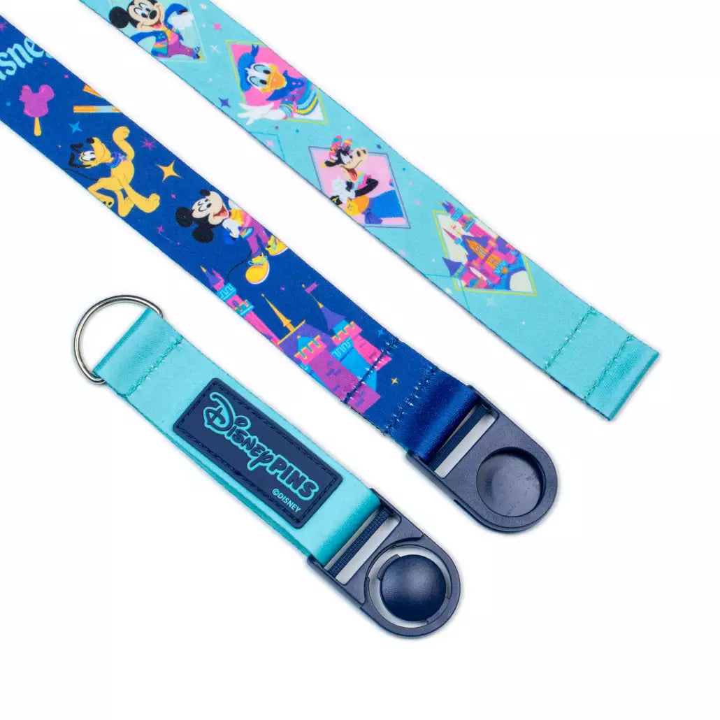 “Pre-order” HKDL - Reversible Pin Trading Lanyard, Disneyland 70th Anniversary