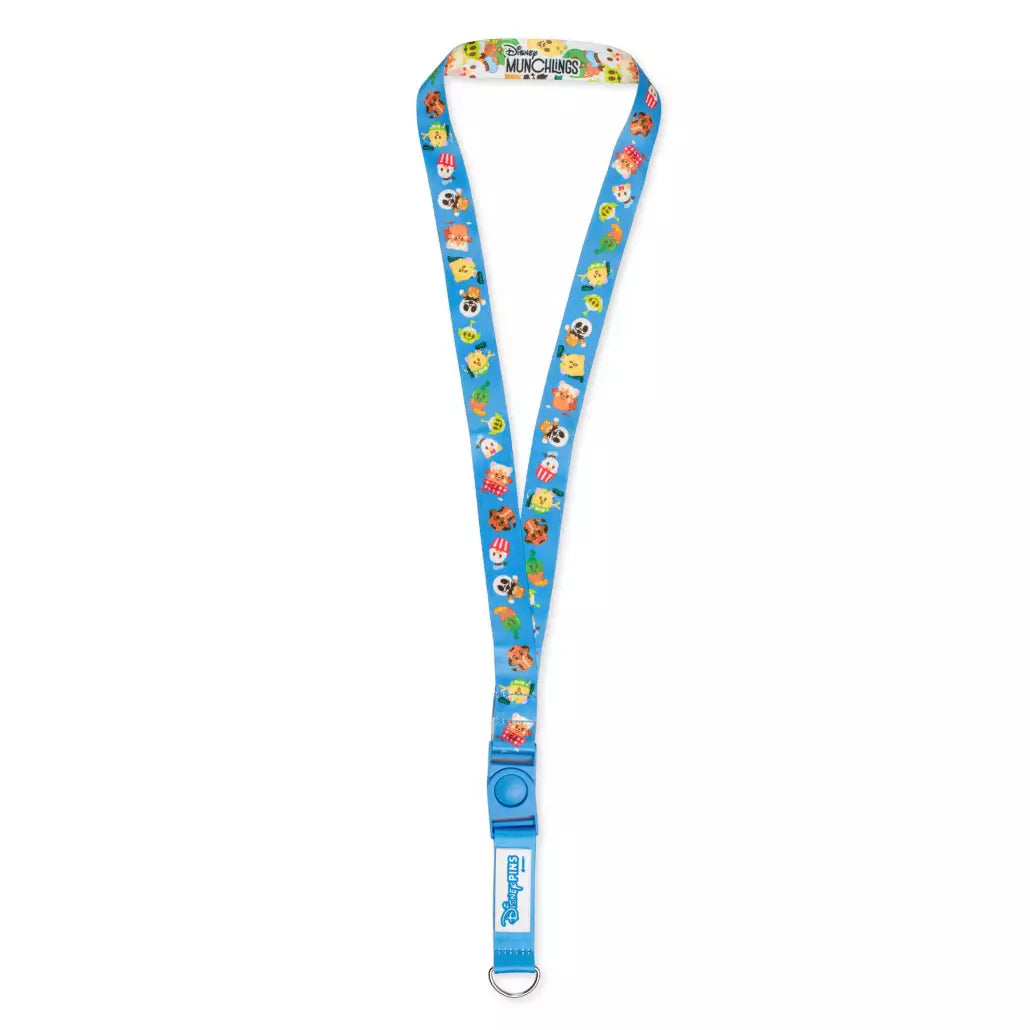“Pre-order” HKDL - Munchlings Reversible Lanyard Pins Strap, Sensational Snacks