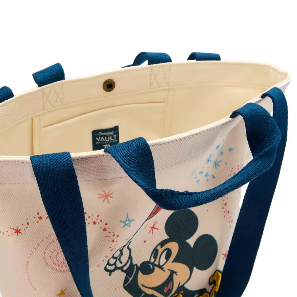 “Pre-order” HKDL - Mickey Mouse Canvas Tote, Disneyland 70th Anniversary