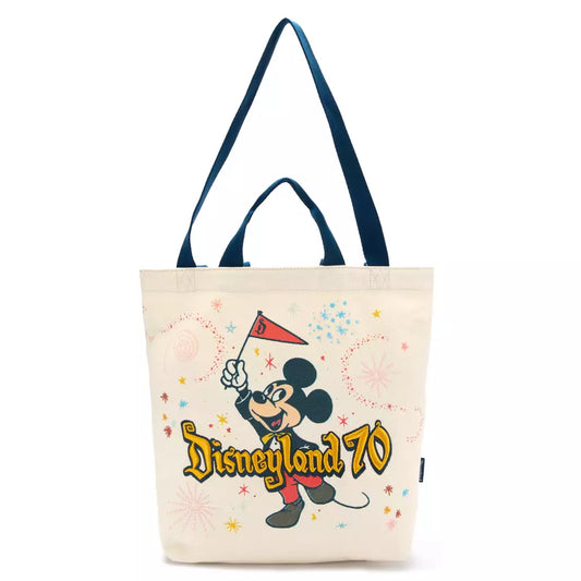 “Pre-order” HKDL - Mickey Mouse Canvas Tote, Disneyland 70th Anniversary
