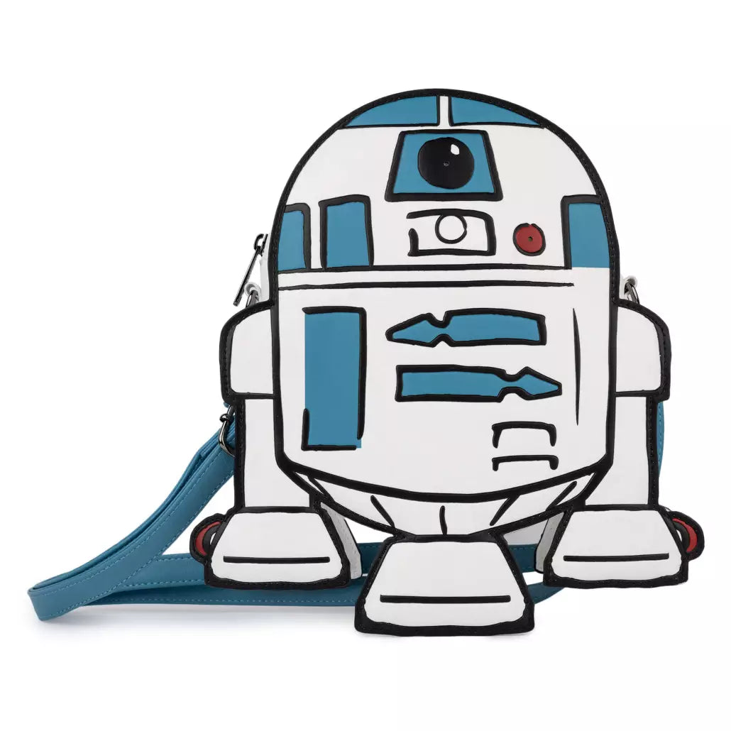 予約注文」HKDL - Loungefly R2-D2 クロスボディバッグ、スター 予約注文」HKDL - Loungefly R2-D2 クロスボディバッグ、スター