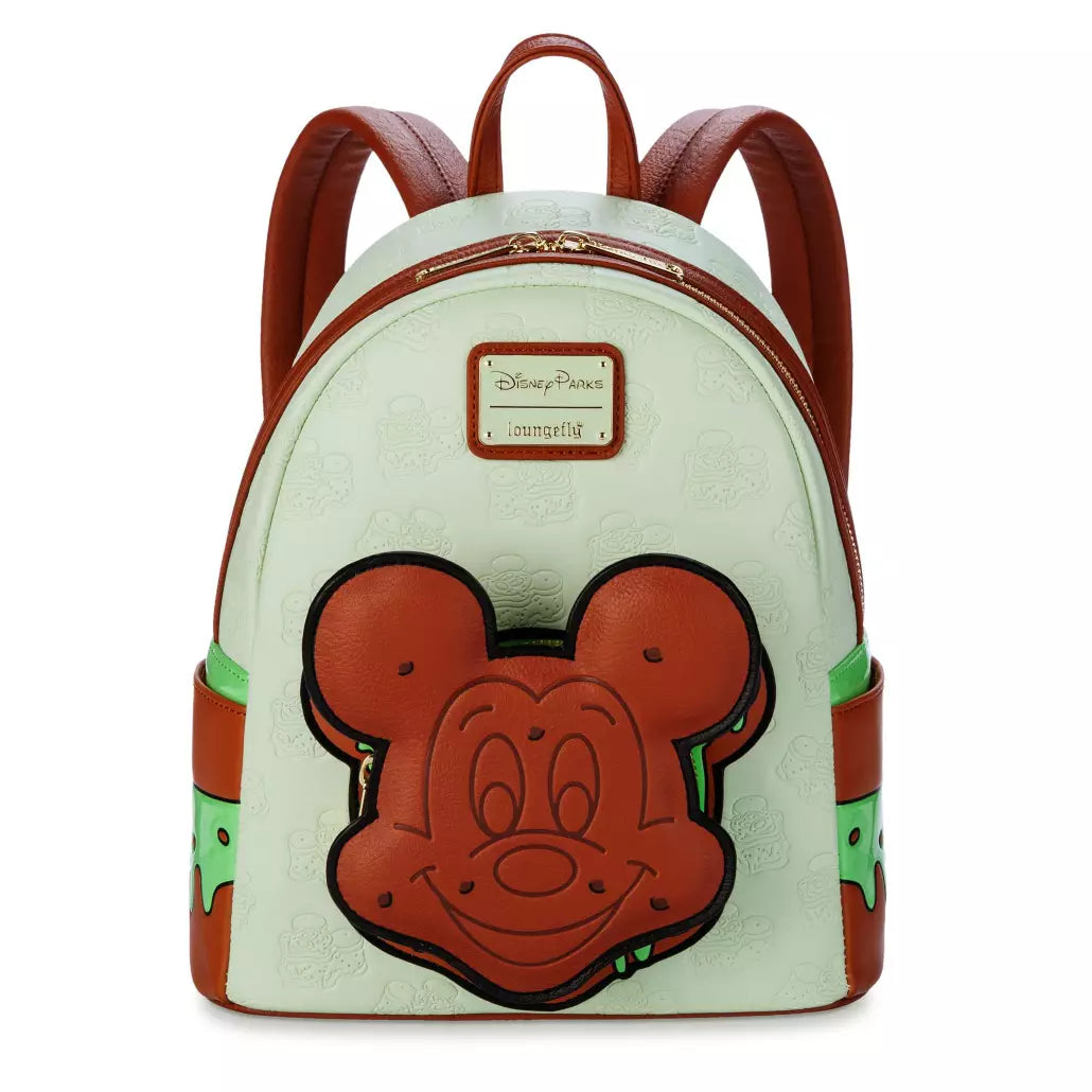 ice cream mini backpack Mickey Mouse Ice Cream Sandwich Loungefly Mini Backpack – Disney Eats