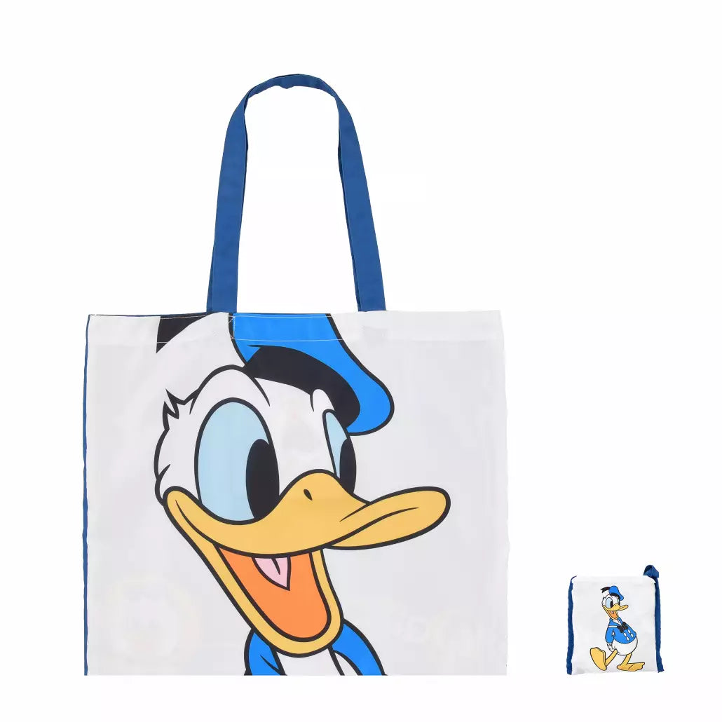 HKDL - Donald Duck 90th Anniversary Foldable Pocket Tote Bag【Ready Stock】