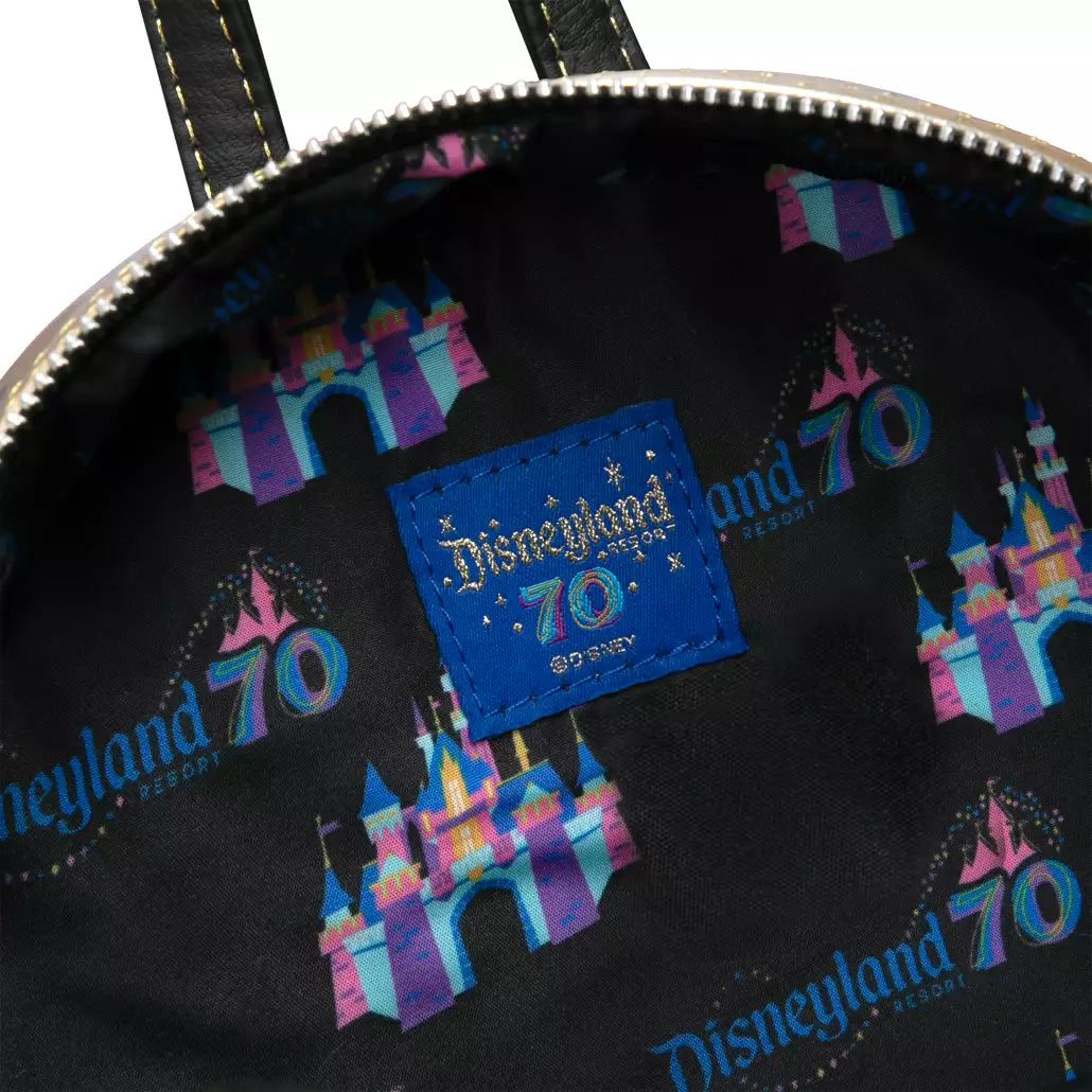 "Pre-Order" HKDL - Mickey Mouse and Friends Loungefly Mini Backpack for Adults, Disneyland 70th Anniversary