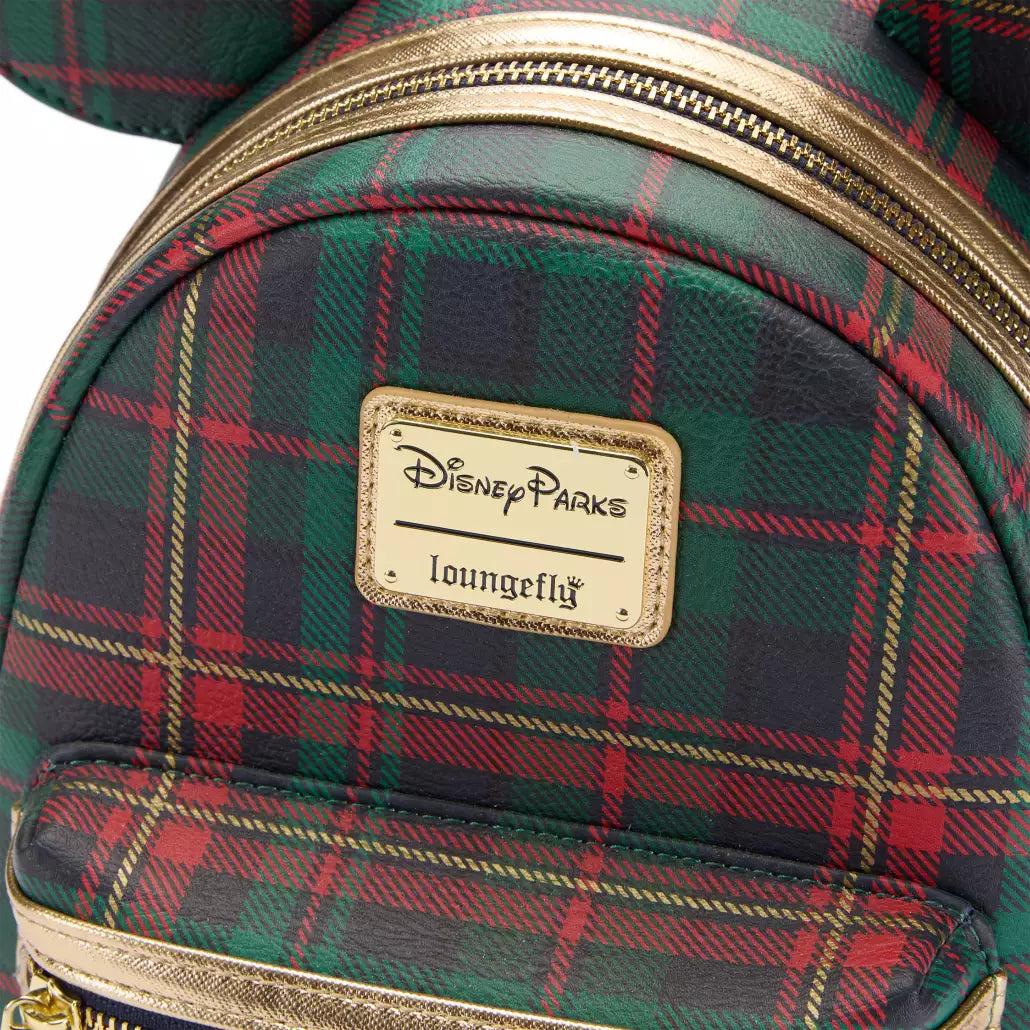 "Pre-Order" HKDL - Mickey Mouse Plaid Loungefly Mini Backpack
