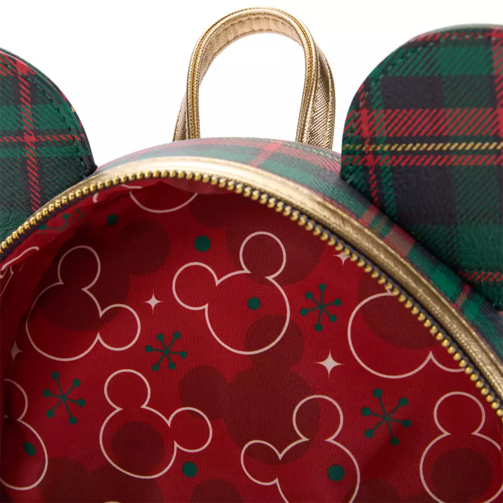 "Pre-Order" HKDL - Mickey Mouse Plaid Loungefly Mini Backpack