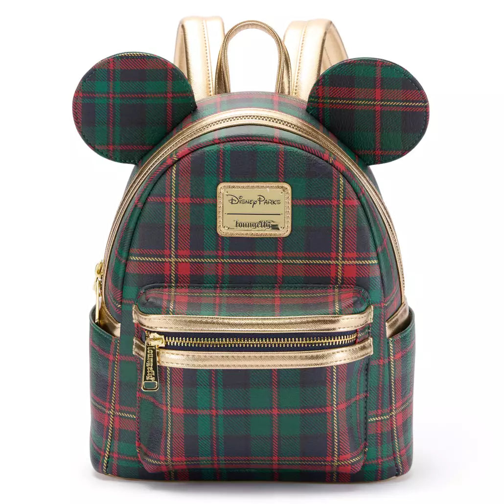 "Pre-Order" HKDL - Mickey Mouse Plaid Loungefly Mini Backpack