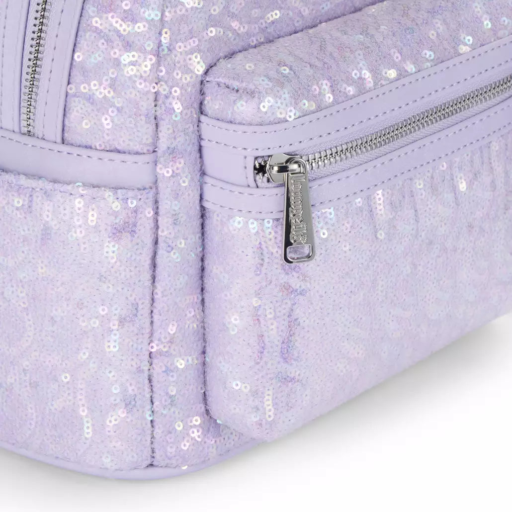 HKDL - Minnie Mouse Sequined Loungefly Mini Backpack, Opalescent【Ready Stock】