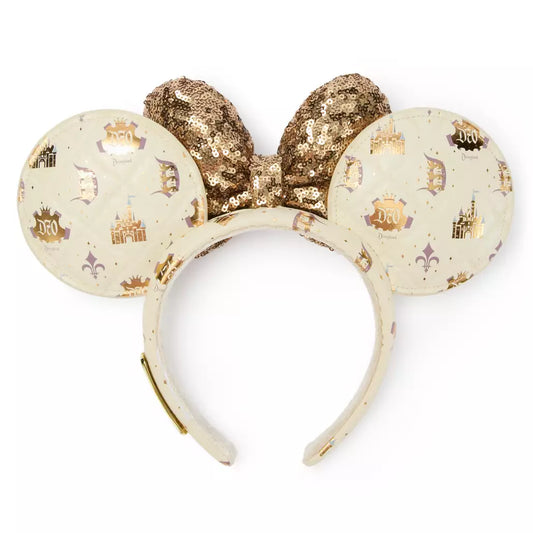 "Pre-Order" HKDL - Minnie Mouse Ears Headband for Adults, Disneyland 70th Anniversary